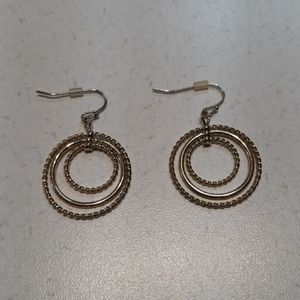 Ladies Medium Hoop Earrings
